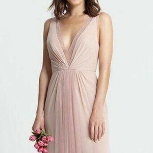 Sixe 6 Monique Lhuillier Neutral Dress